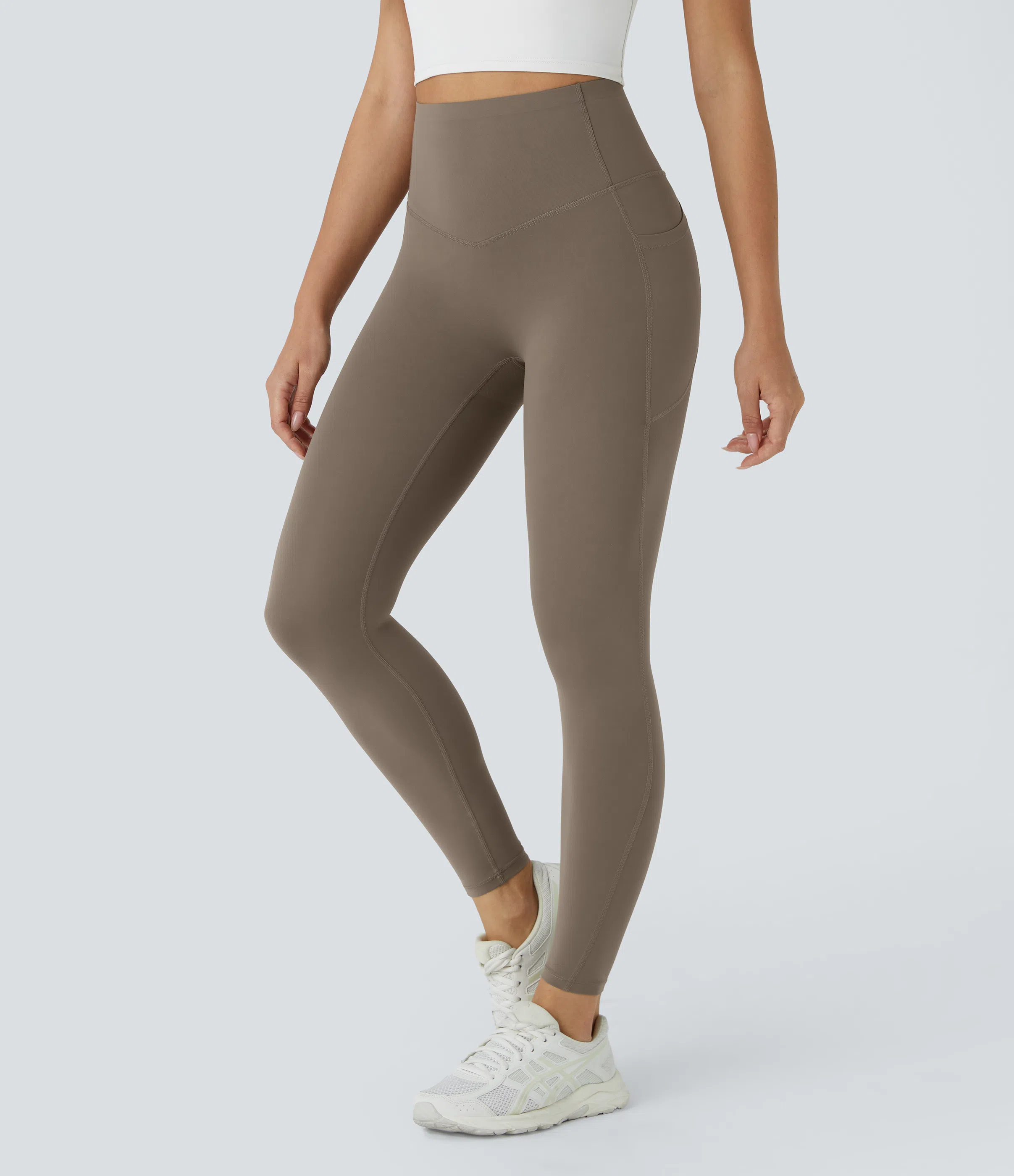 SoCinched High Waisted Butt Lifting Tummy Control Side Pocket Shaping Workout UltraSculpt Leggings