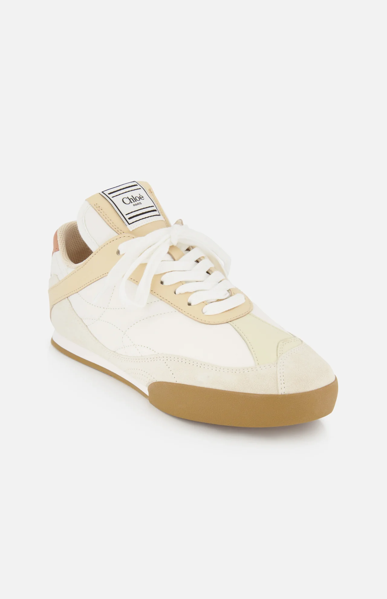 Suede and Leather Mix Sneakers