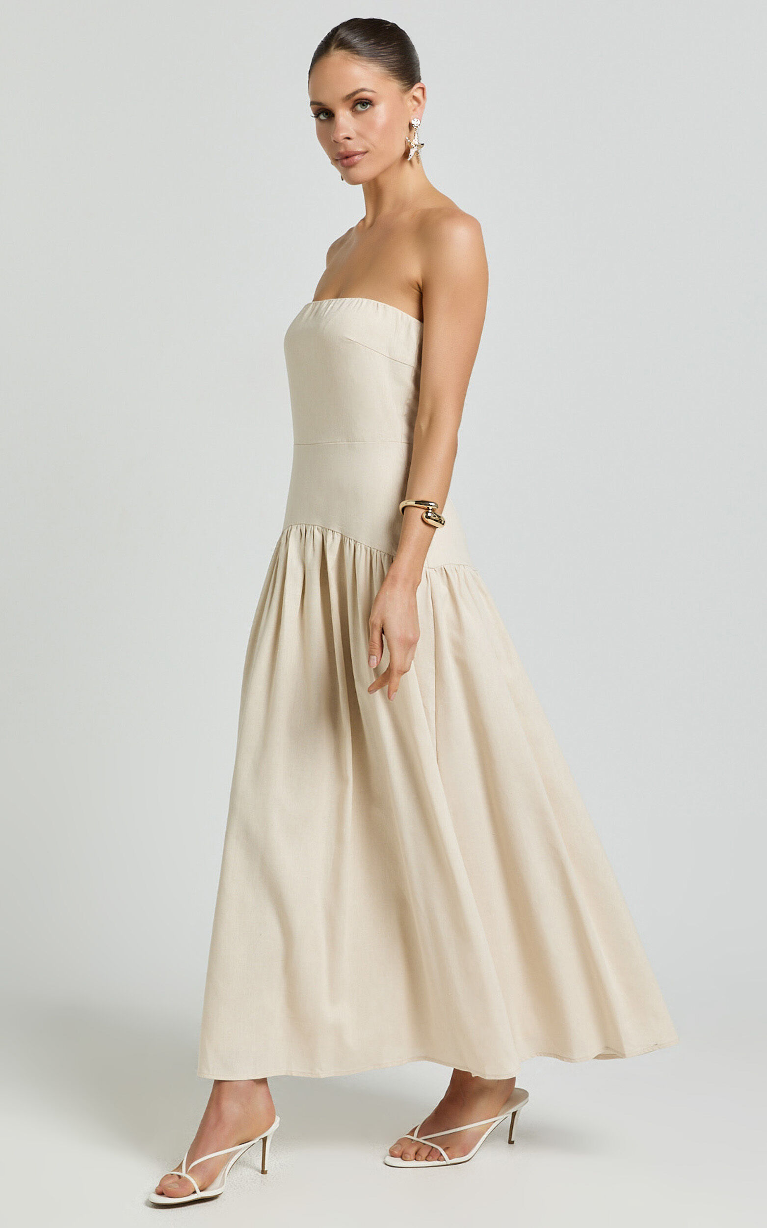 Seven Wonders - Danica Midi Dress in Latte