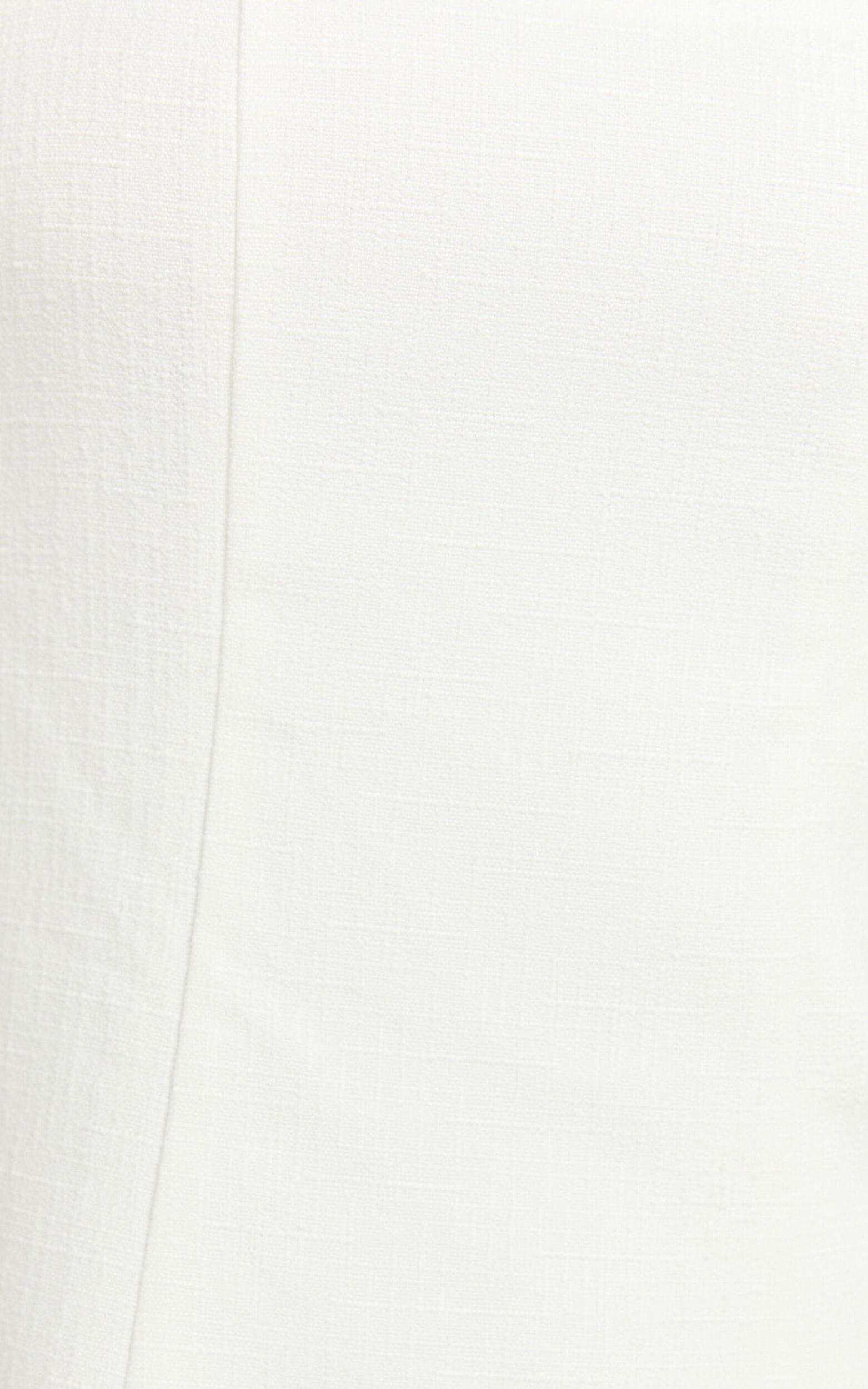 Walters Midi Dress - Square Neck Shirred Back Fit and Flare Panel Dress in White