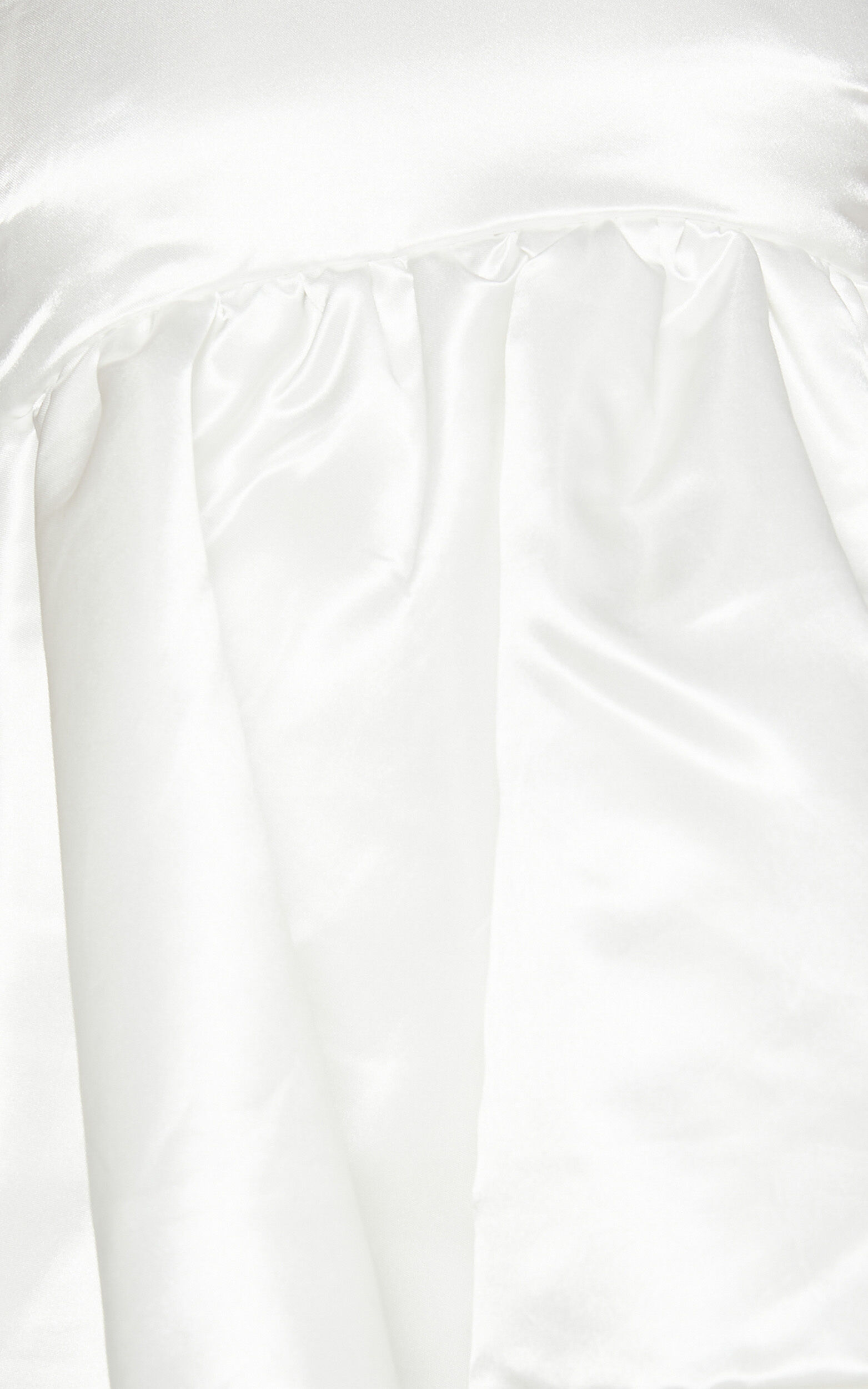 Athena Mini Dress - Strapless Layered Dress in White