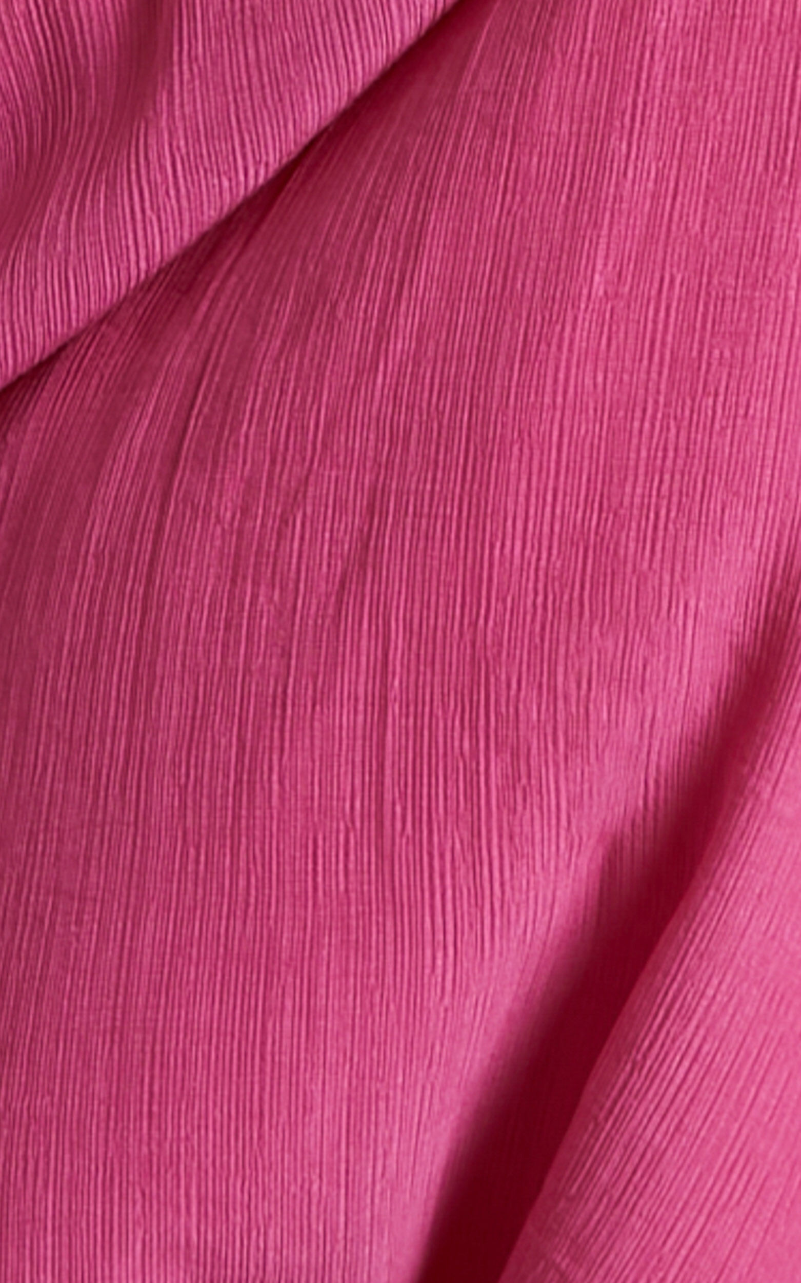 Paige Maxi Dress - Side Cut Out Balloon Sleeve Dress in Pink