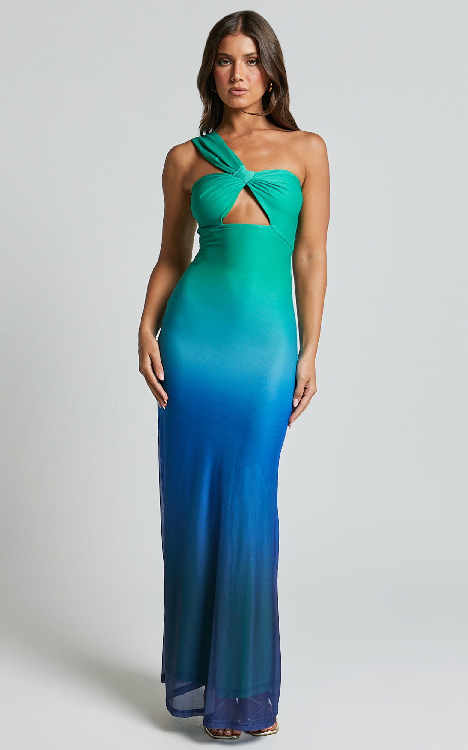 Runaway The Label - Kyree Maxi Dress in Marine Ombre