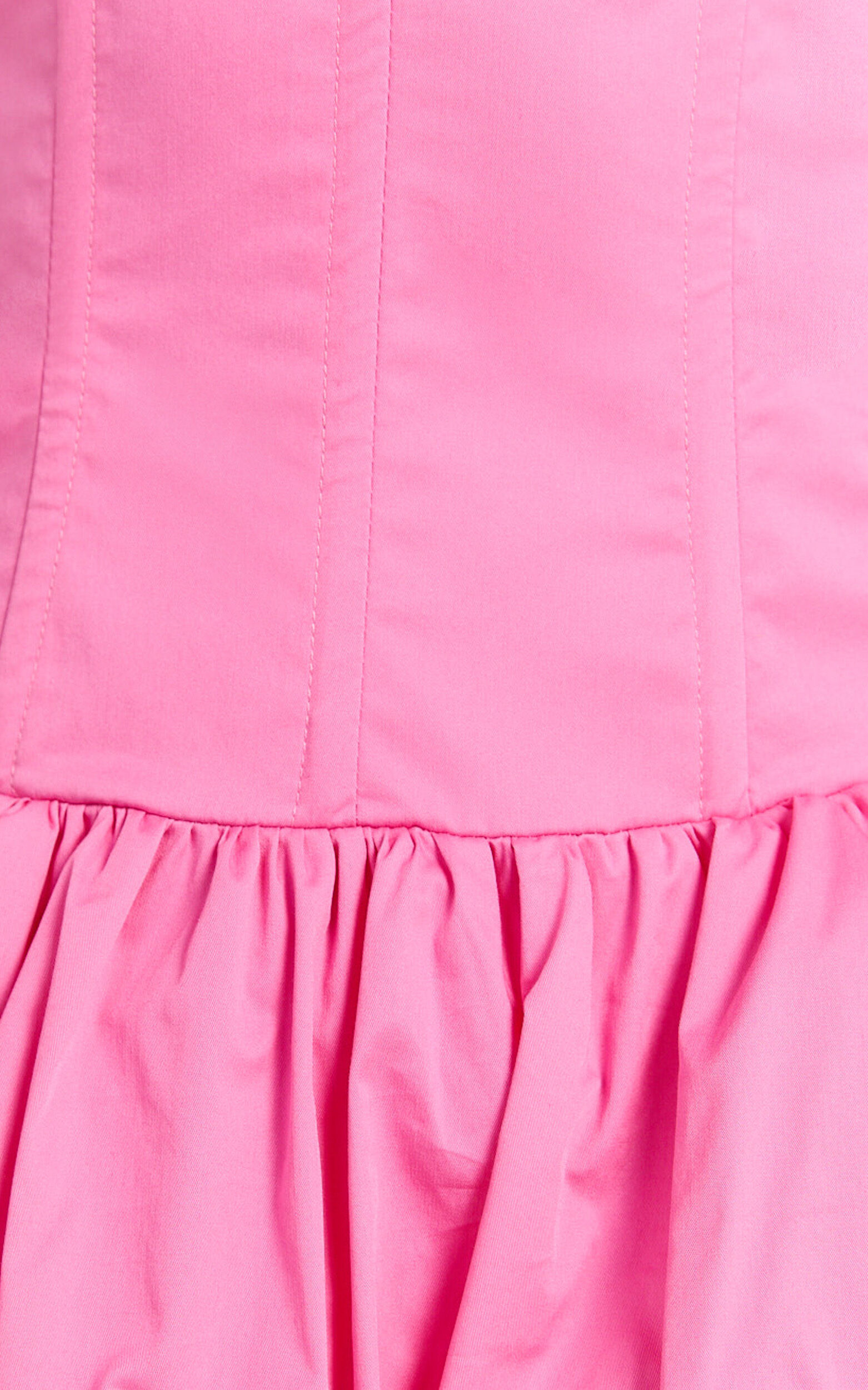 Aaliyah Mini Dress - Drop Waist Plunge Lace Back Dress in Pink