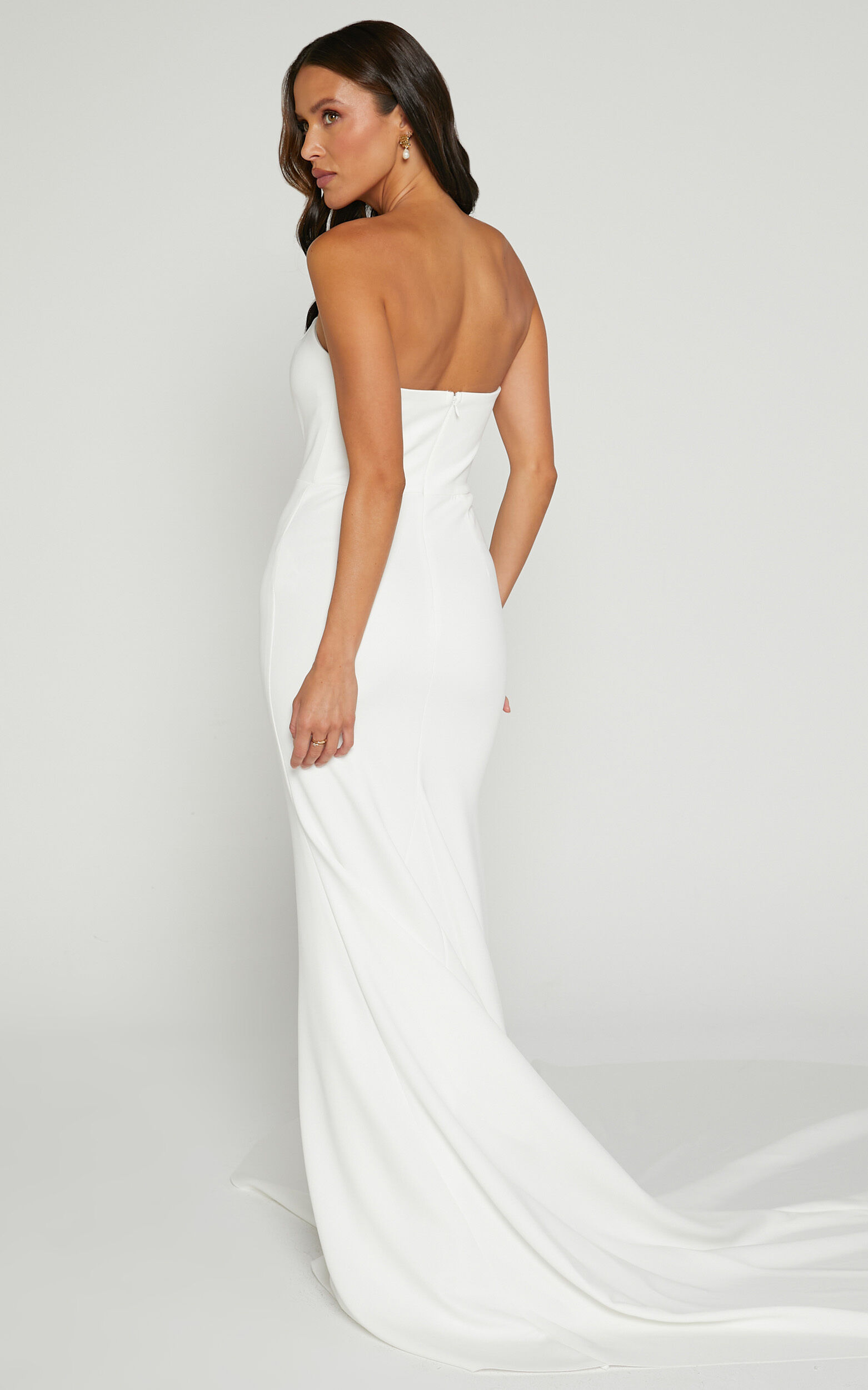 Vows For Life Bridal Gown - Strapless Mermaid Gown in White