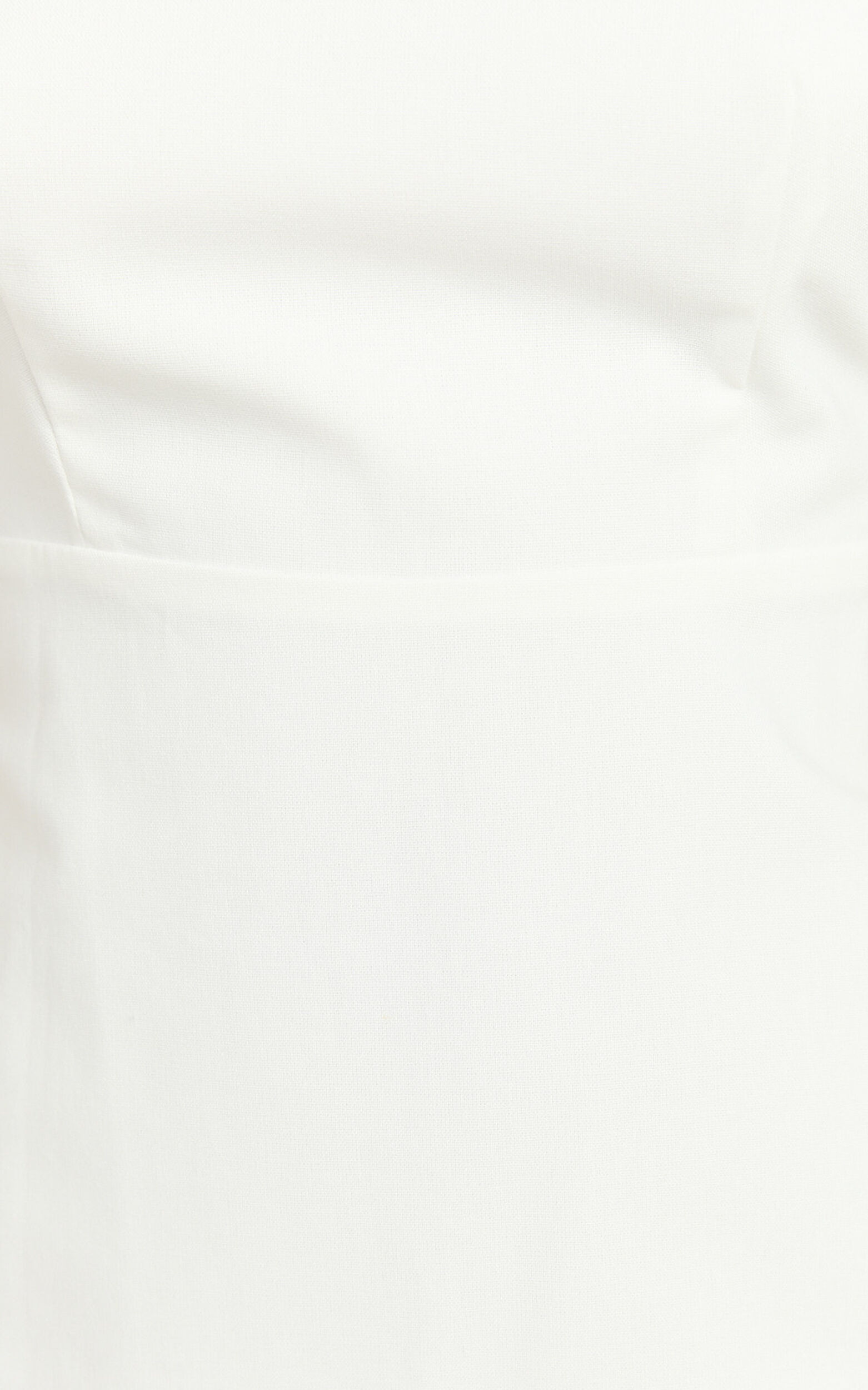 Mhoren Mini Dress - Open Back Dress in White