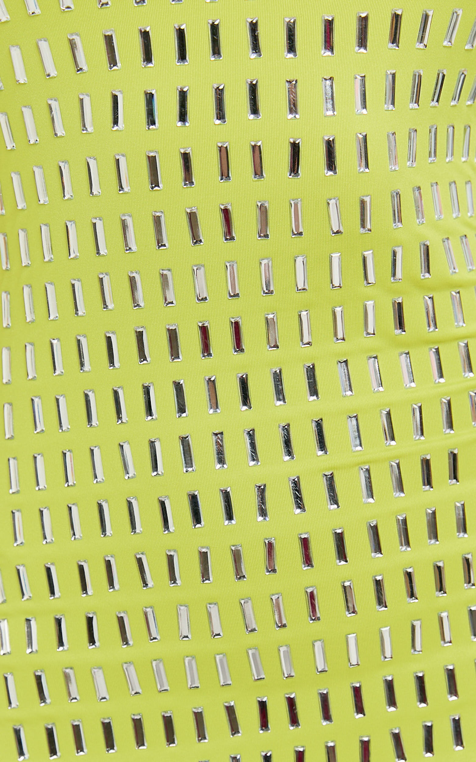 Joyce Mini Dress - Heat Press Strapless Dress in Green