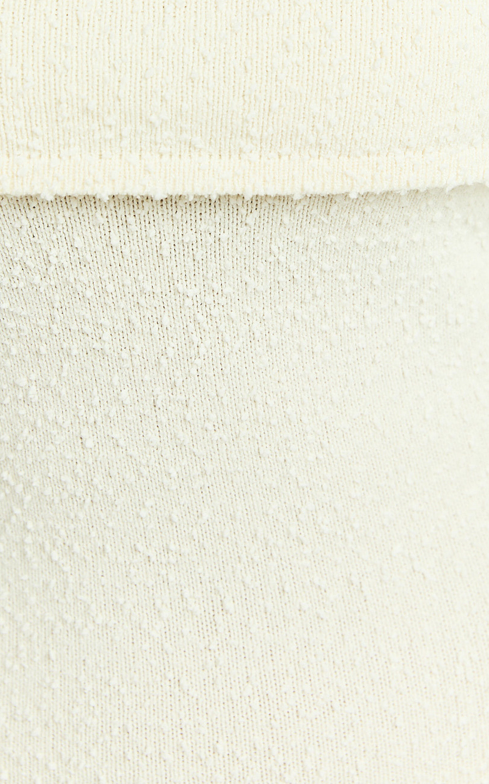 Pietra Maxi Dress - Knit Off Shoulder Dress in Cream