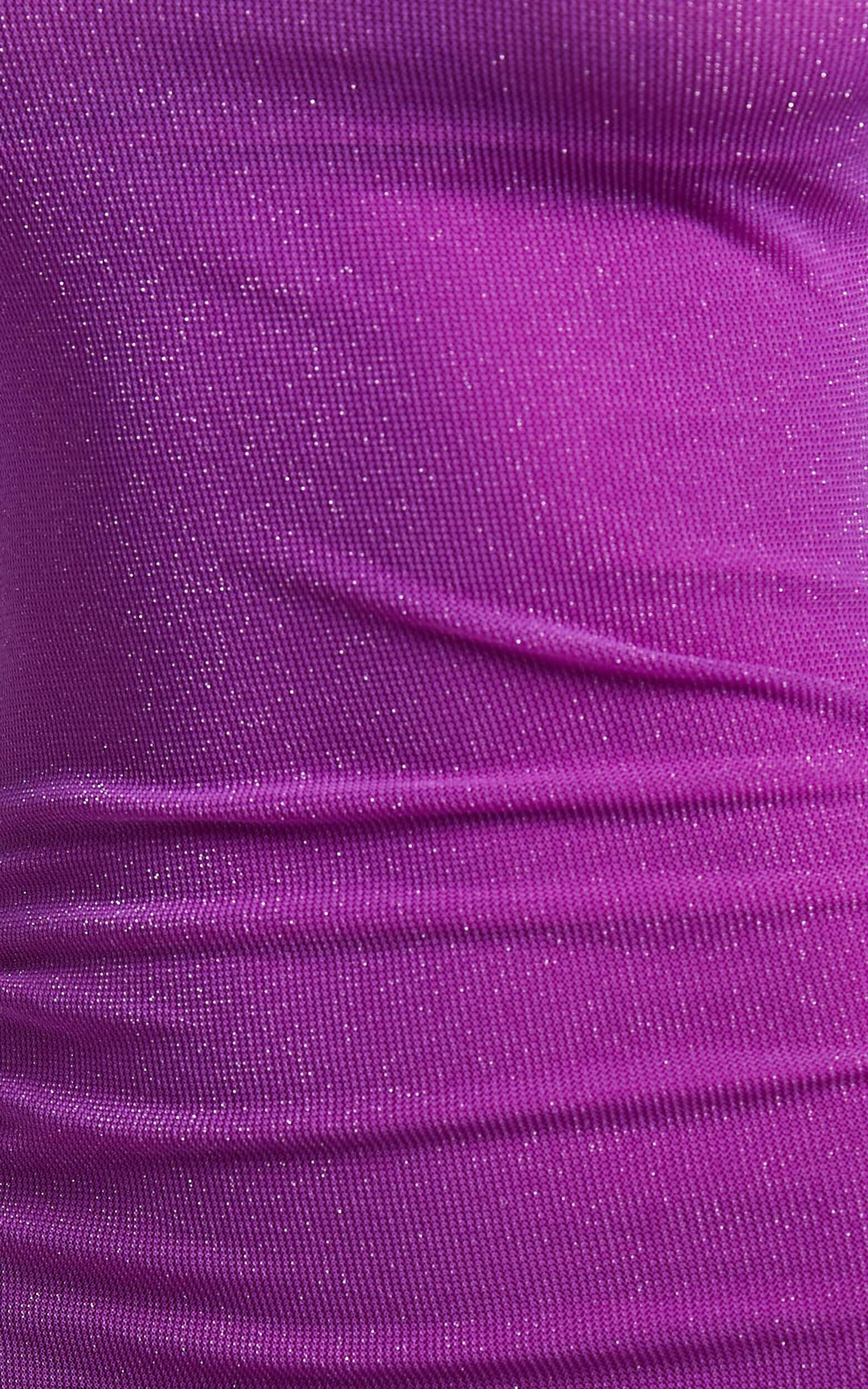 Runaway The Label - Chyna Midi Dress in Purple