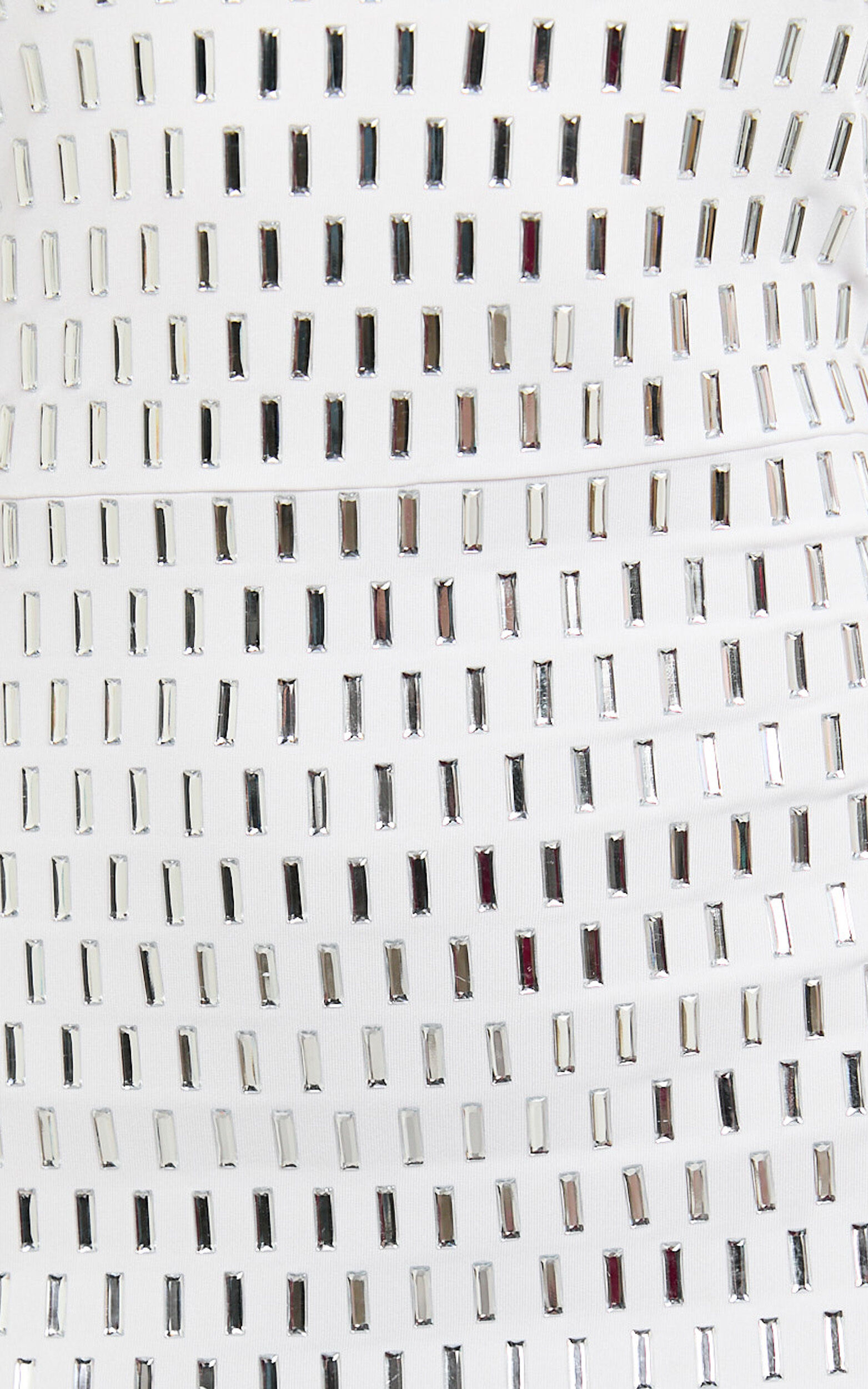 Joyce Maxi Dress - Heat Press Strapless Dress in Silver