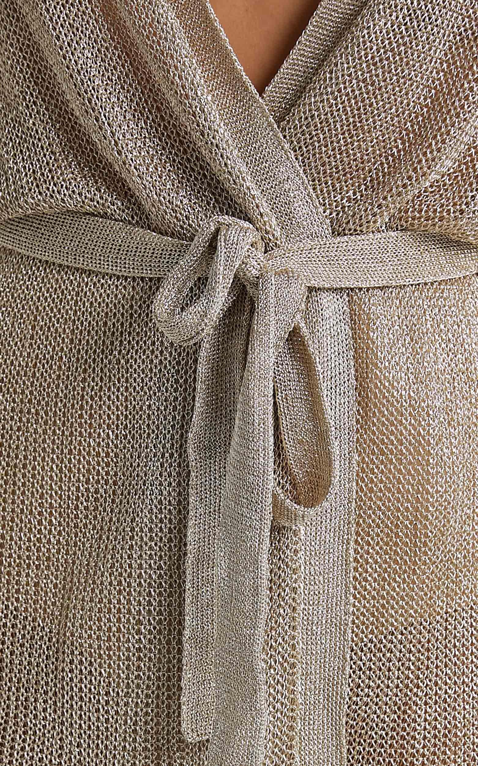 Lioness - Take Me To Rio Mini Dress in Gold