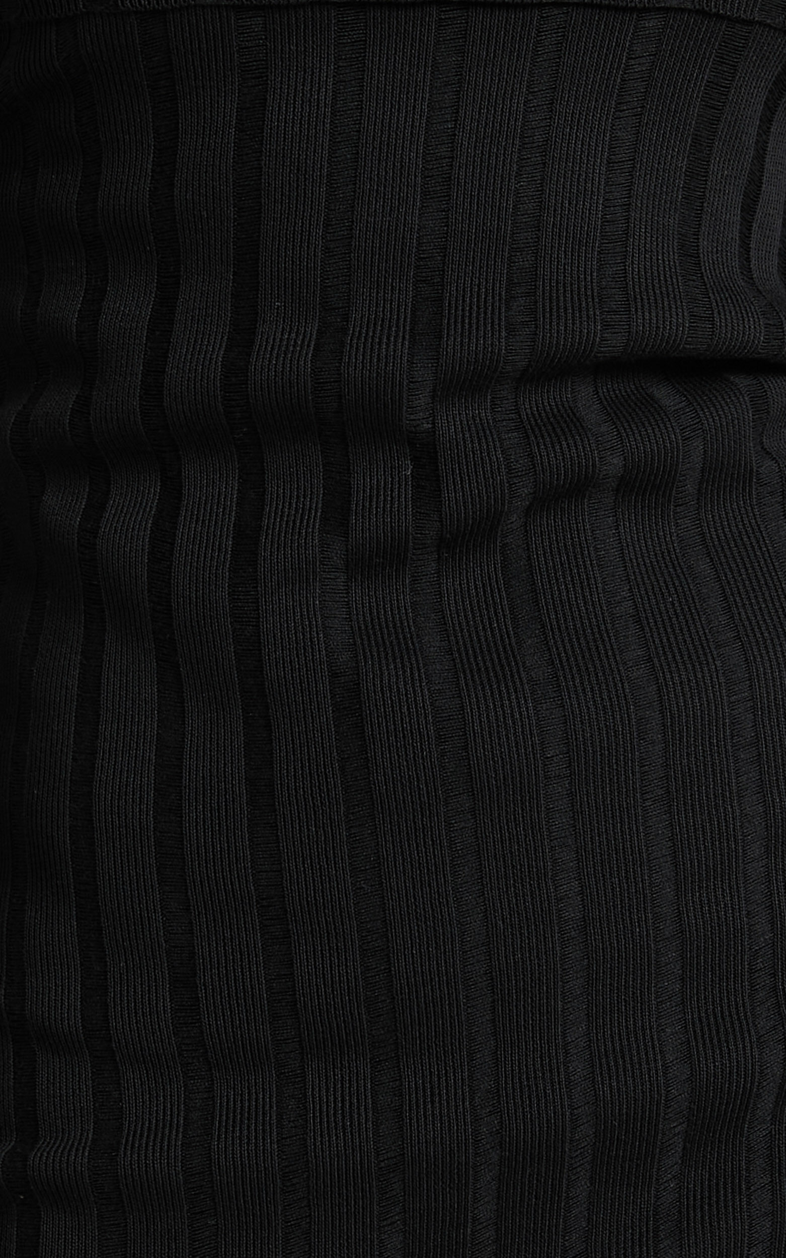 Kailah Off the Shoulder Knit Mini Dress in Black