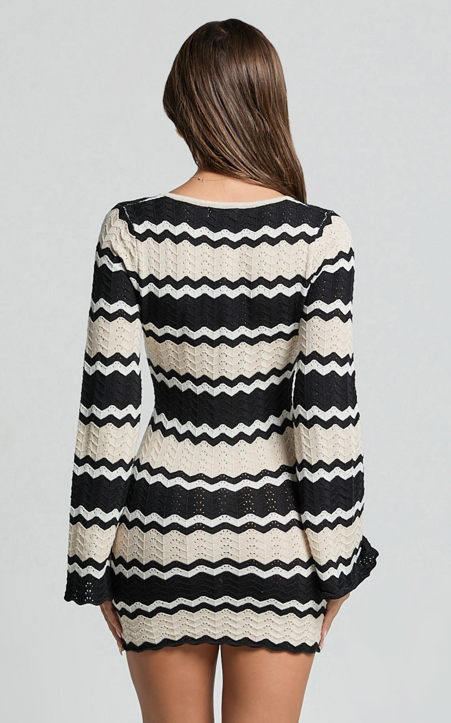 Seven Wonders - Sofia Mini Dress in Black/Cream