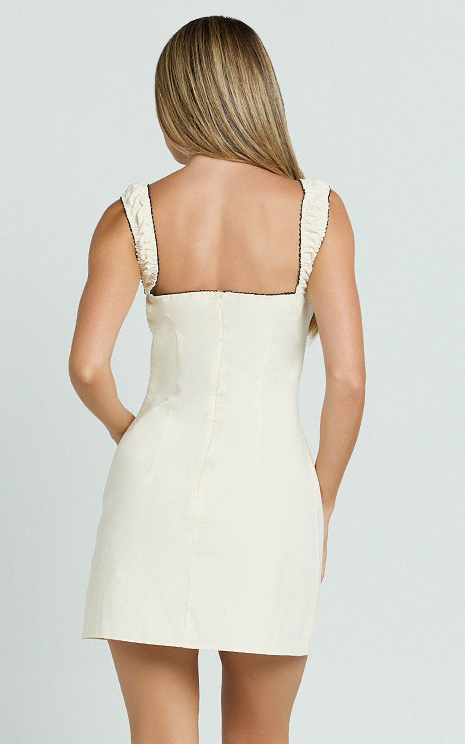 Lioness - Fortune Mini Dress in Ivory