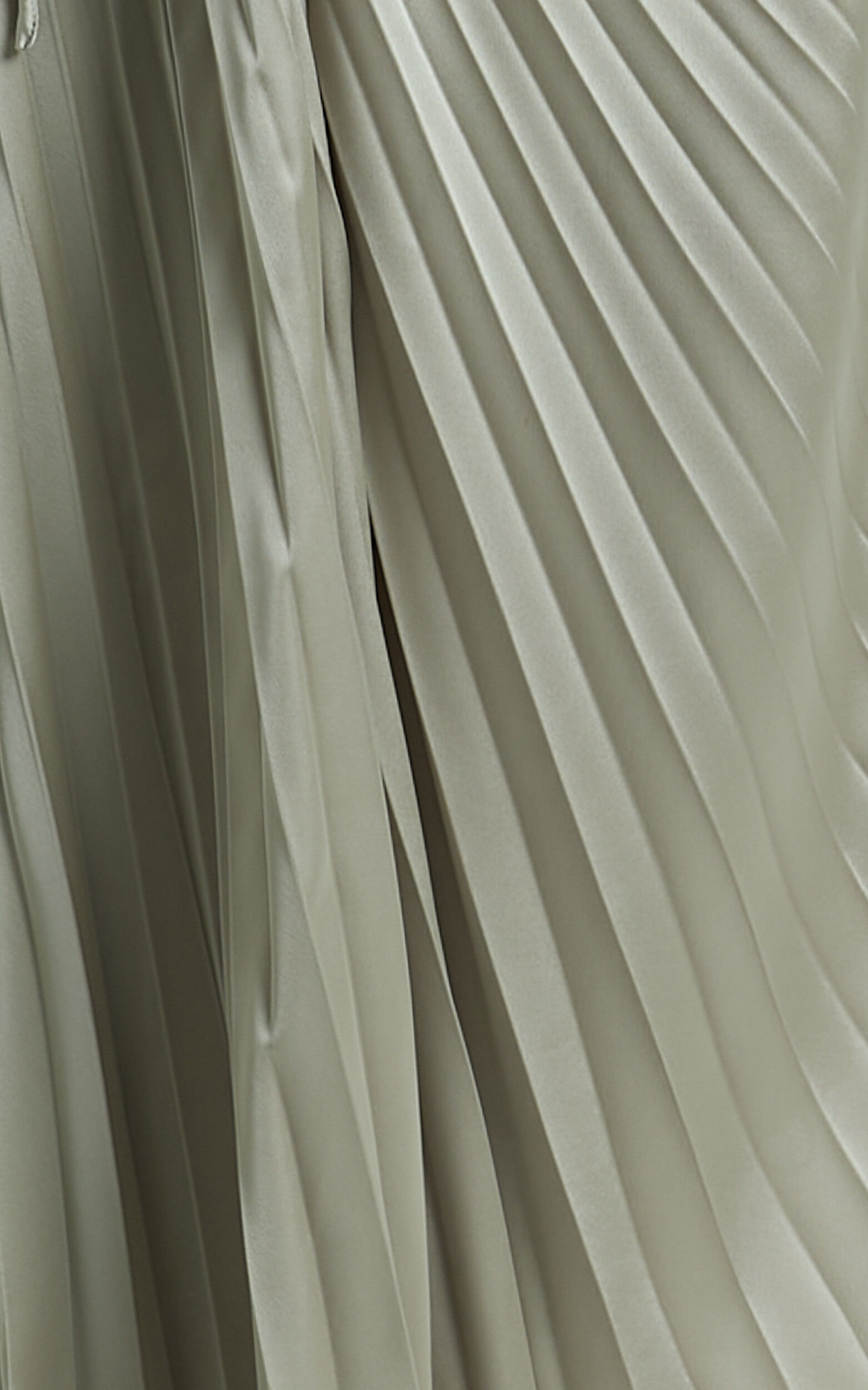 Kitsune Maxi Dress - One Shoulder Cut Out Dress in Sage