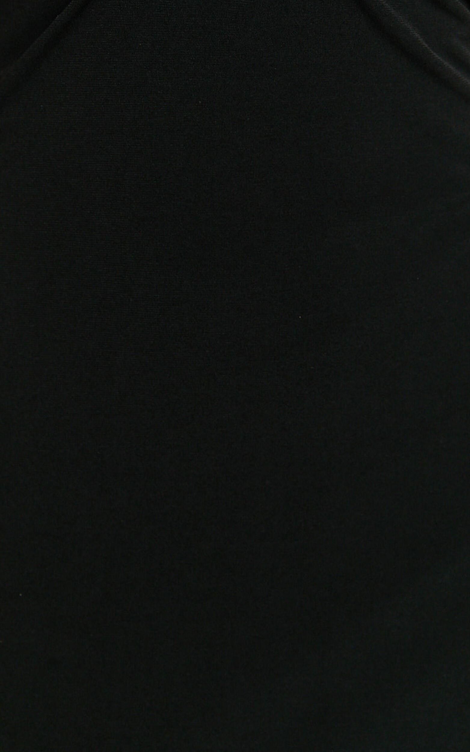 Paulyn Midi Dress - Sleeveless V-Neck Dress in Black