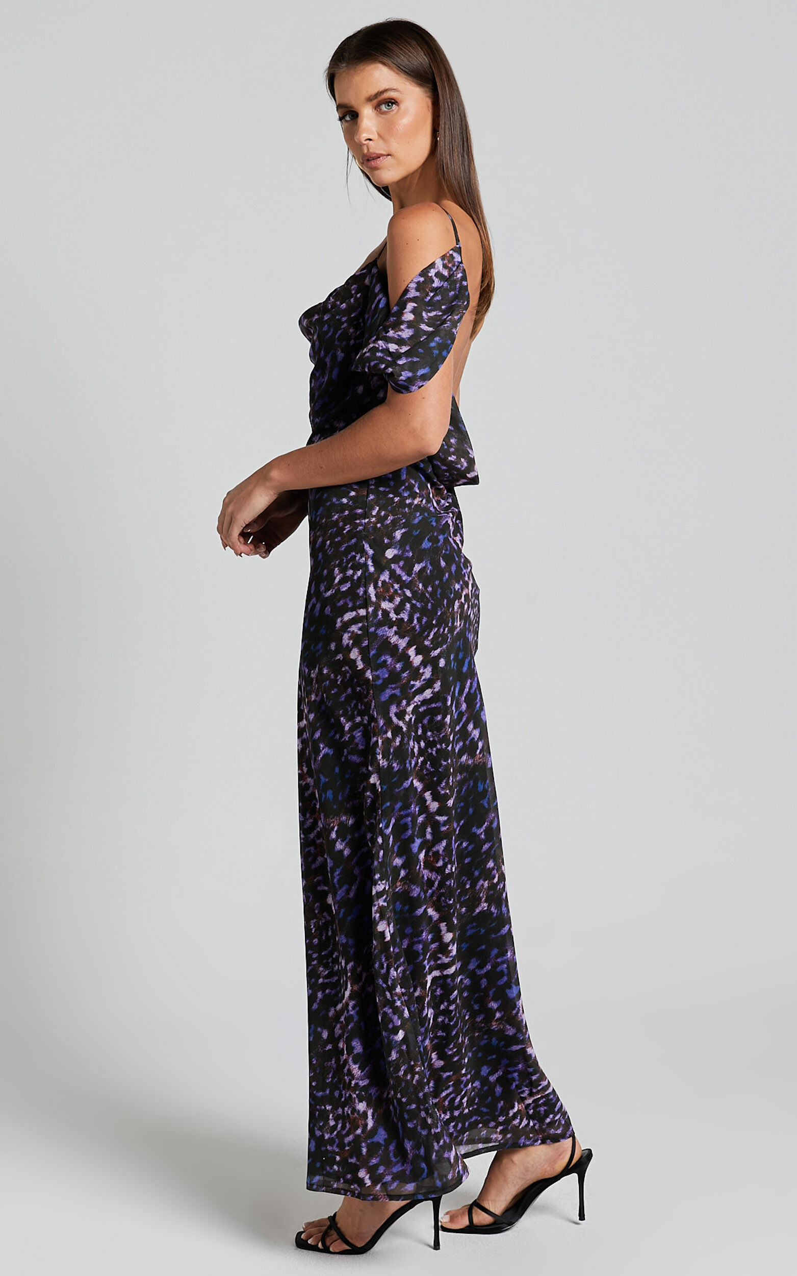 Runaway The Label - Oxana Slip Dress in Iris Oxana