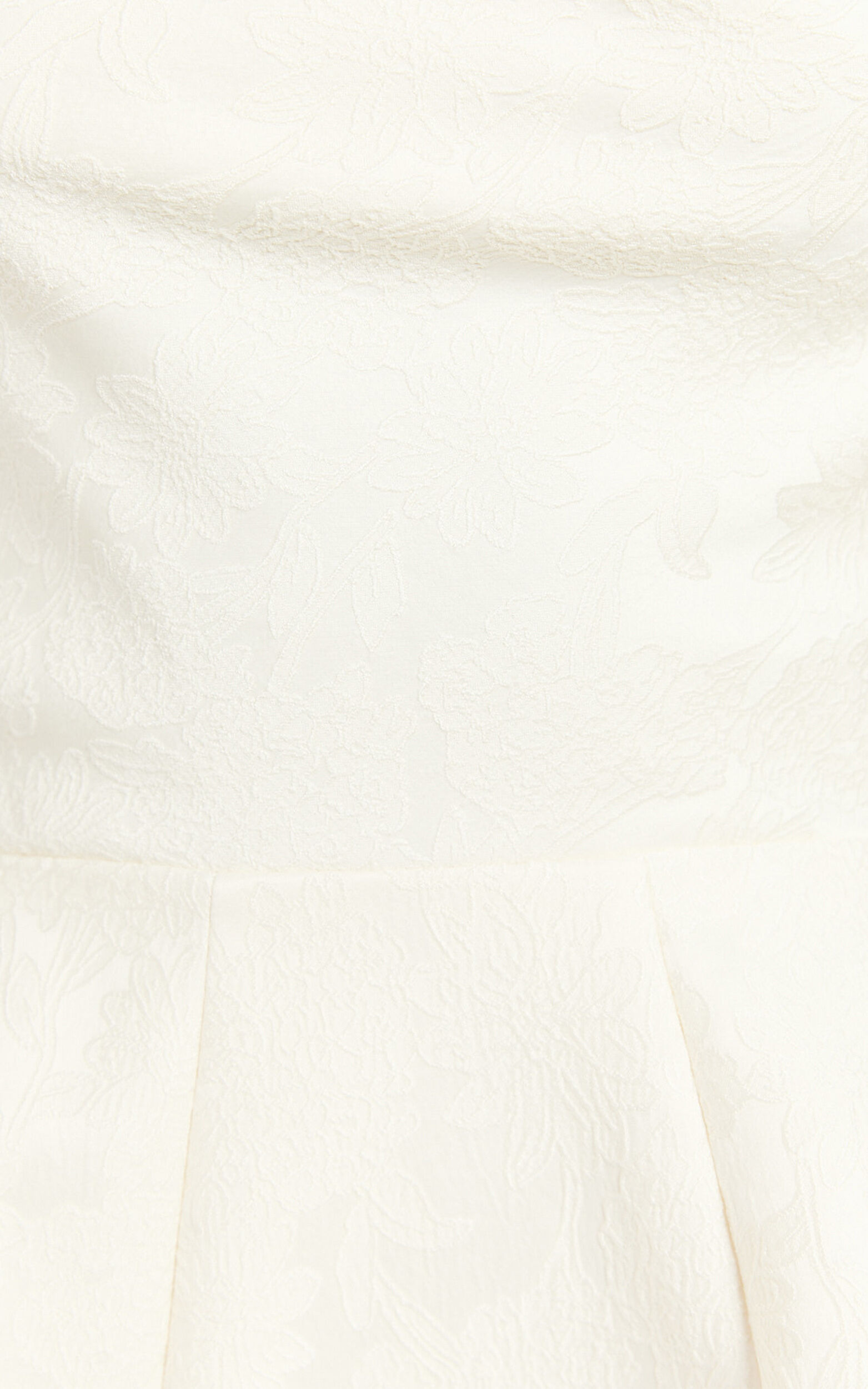 Giselle Playsuit - Cowl Neck Flare Skirt Playsuit in Cream