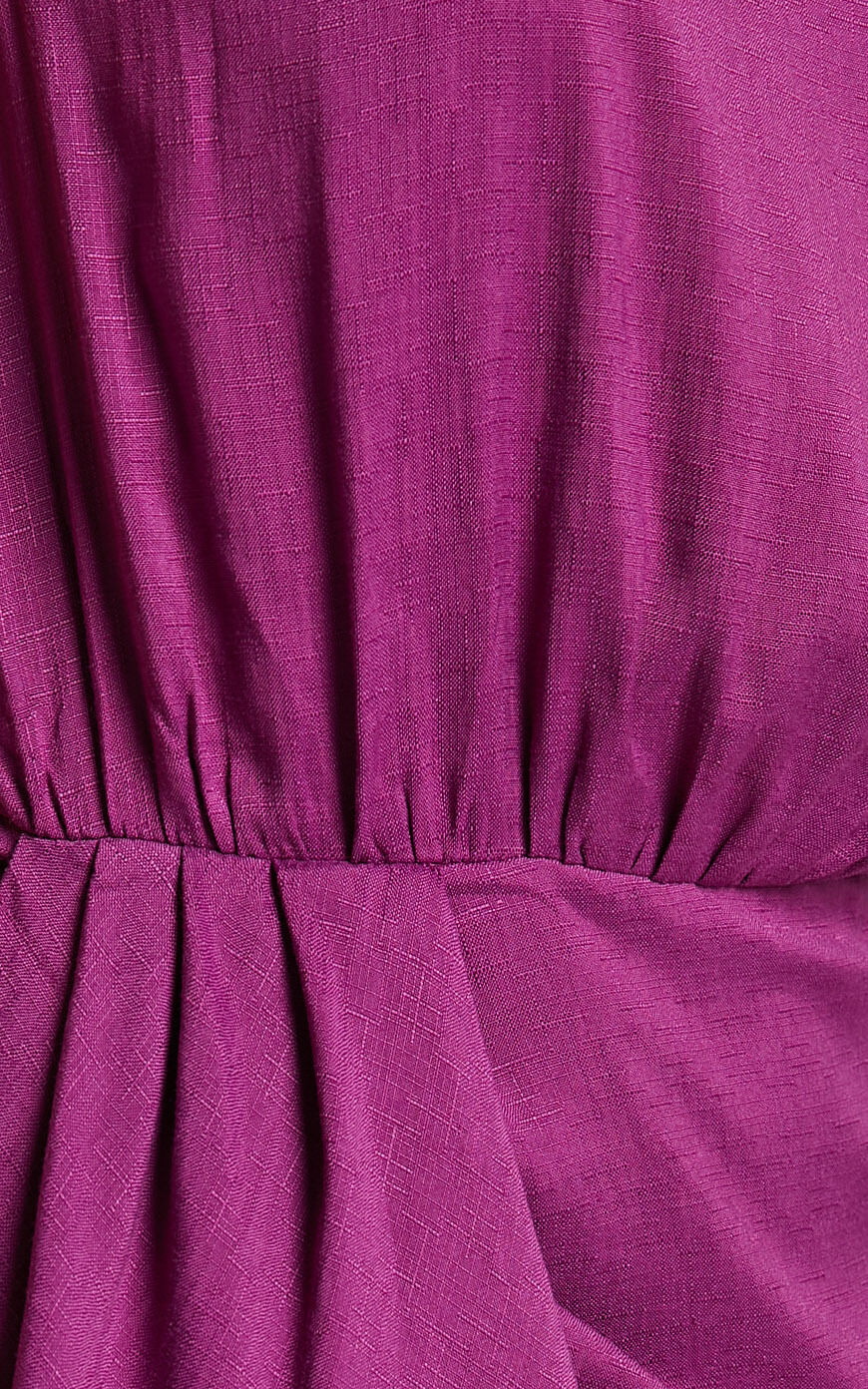 Niana Mini Dress - Drape One Shoulder Dress in Purple