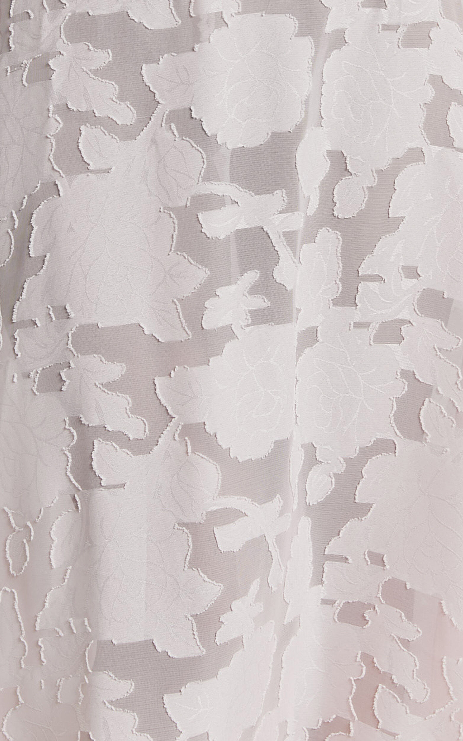 Lily Maxi Dress - Sheer Jacquard Maxi Dress in Pink