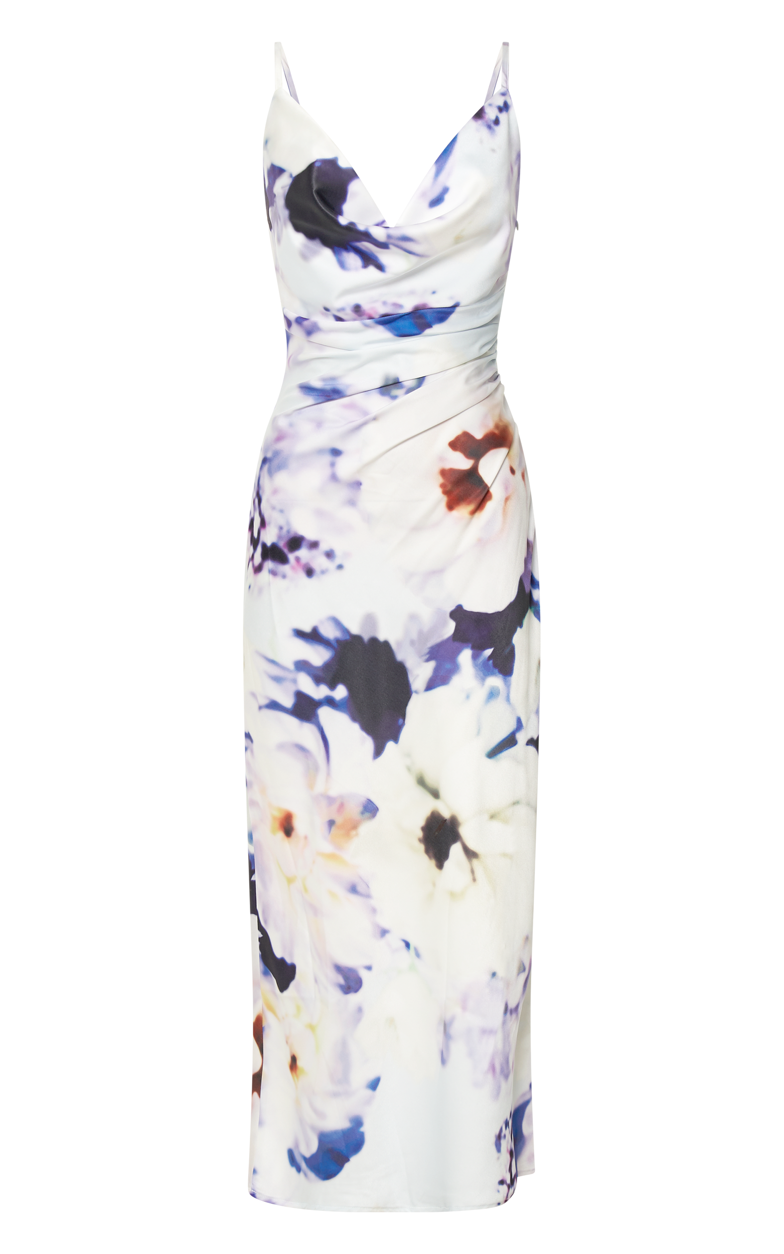 Romilly Maxi Dress - Strappy Cowl Neck Slip in La Reverie Print