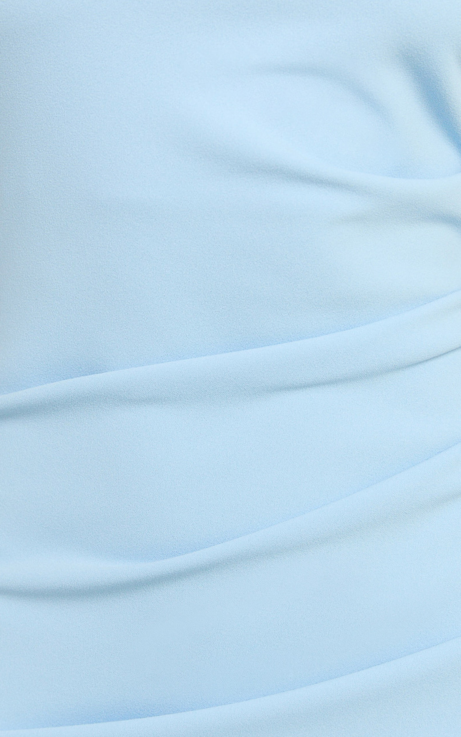 Genie Maxi Dress - Off The Shoulder Dress in Baby Blue