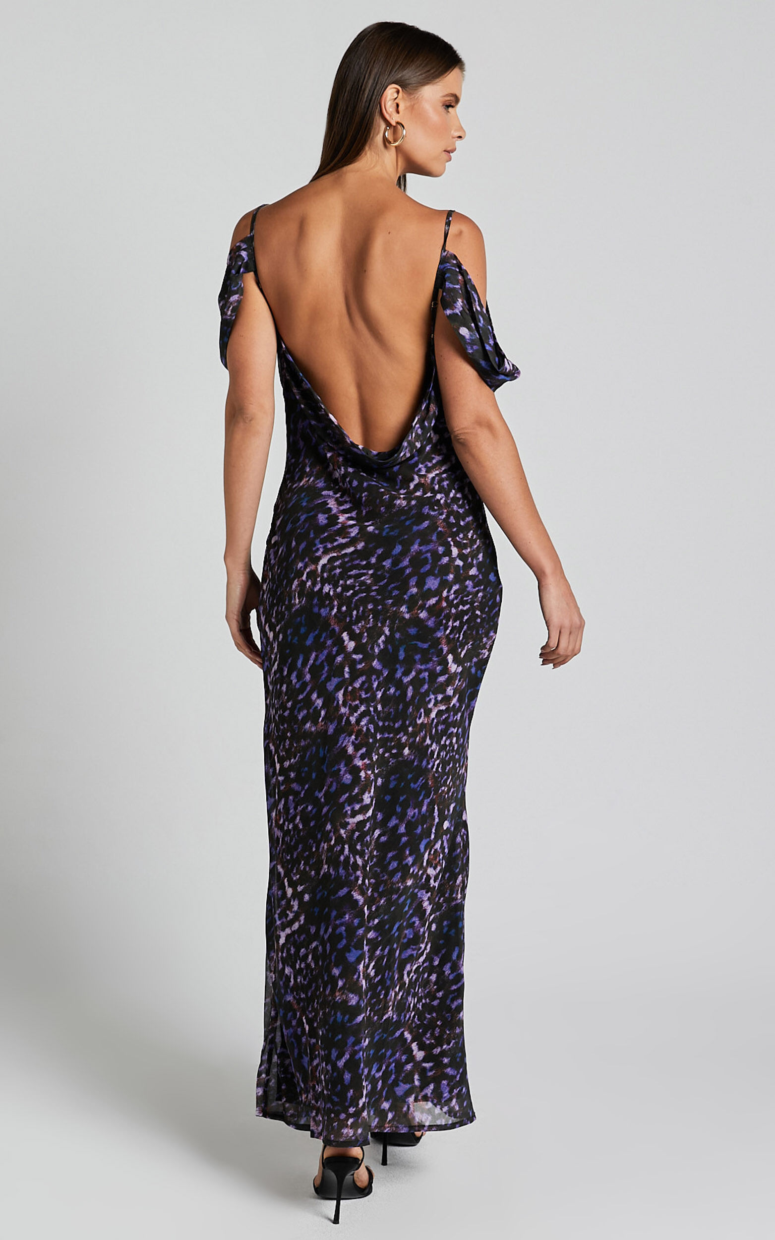 Runaway The Label - Oxana Slip Dress in Iris Oxana