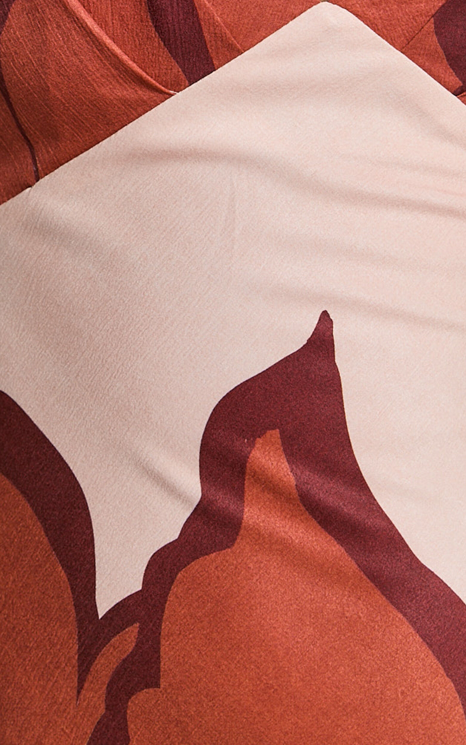 Brandi Midi Dress - Pleated Bodice Bias Slip Dress Dress in Hazel Garden Print