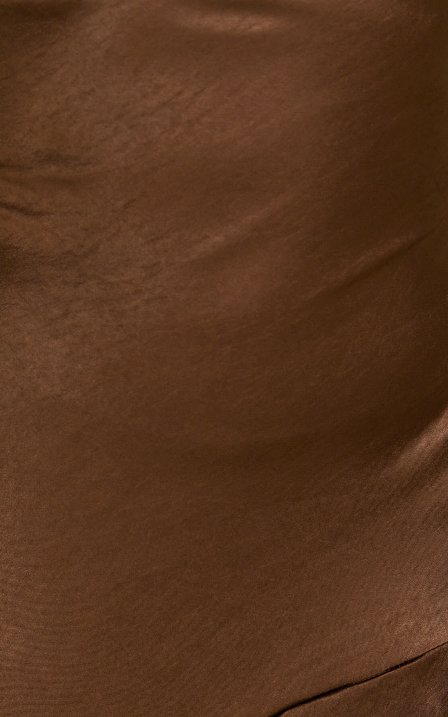 Emma Maxi Dress - Cowl Neck Front Split Dress in Chocolate