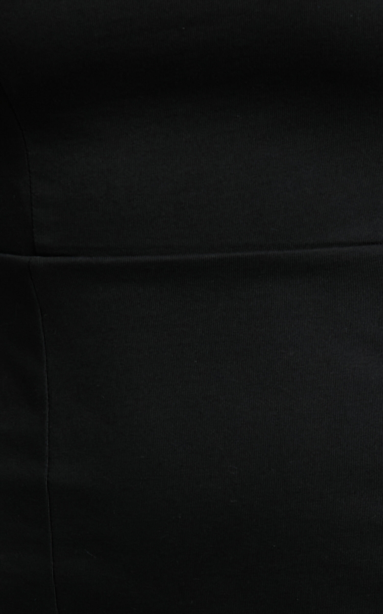 Hughes Mini Dress - Square Neck Dress in Black